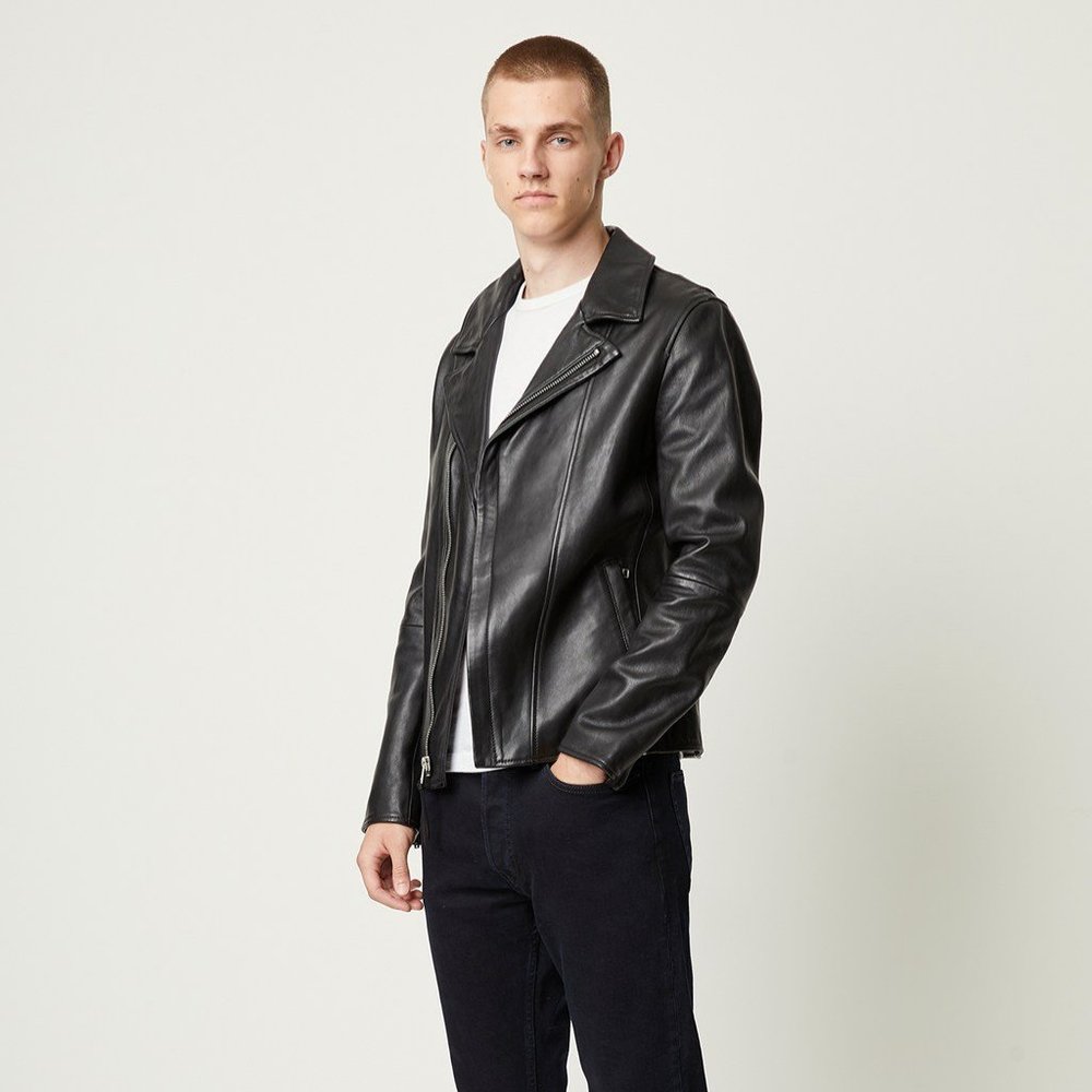 NWT French Connection Leather Biker Jacket